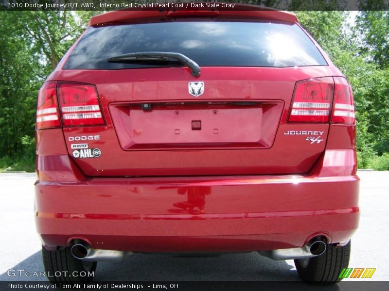 Inferno Red Crystal Pearl Coat / Dark Slate Gray 2010 Dodge Journey R/T AWD