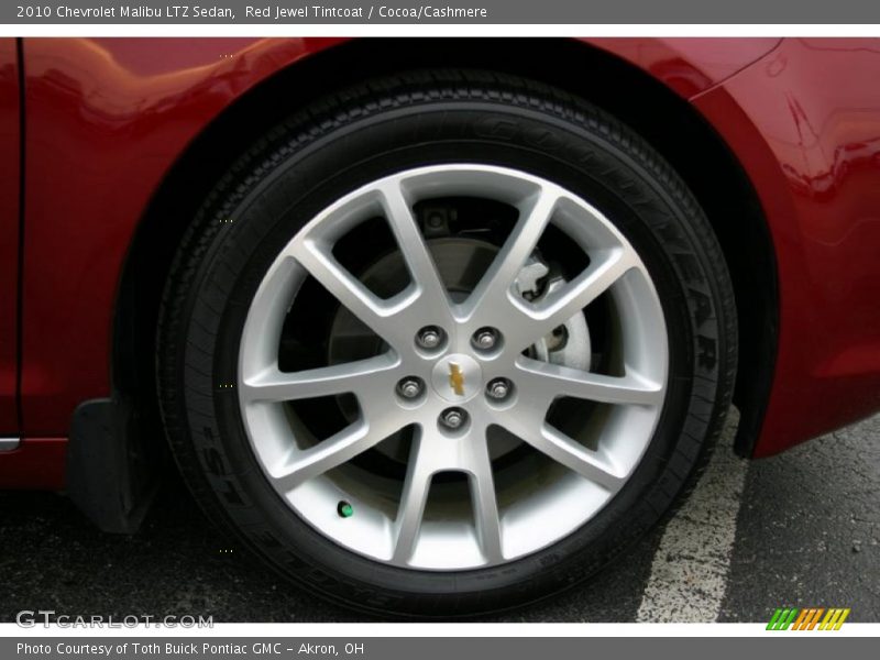 Red Jewel Tintcoat / Cocoa/Cashmere 2010 Chevrolet Malibu LTZ Sedan