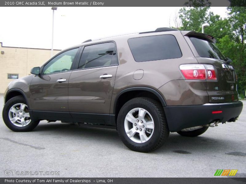 Medium Brown Metallic / Ebony 2010 GMC Acadia SLE