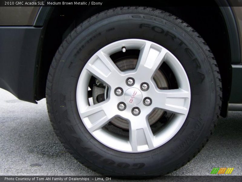 Medium Brown Metallic / Ebony 2010 GMC Acadia SLE