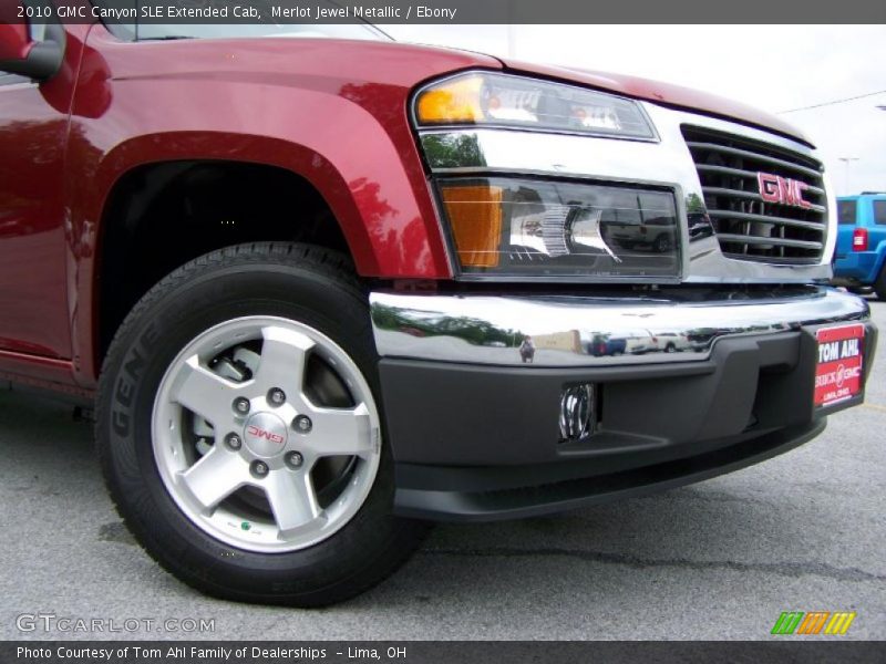 Merlot Jewel Metallic / Ebony 2010 GMC Canyon SLE Extended Cab