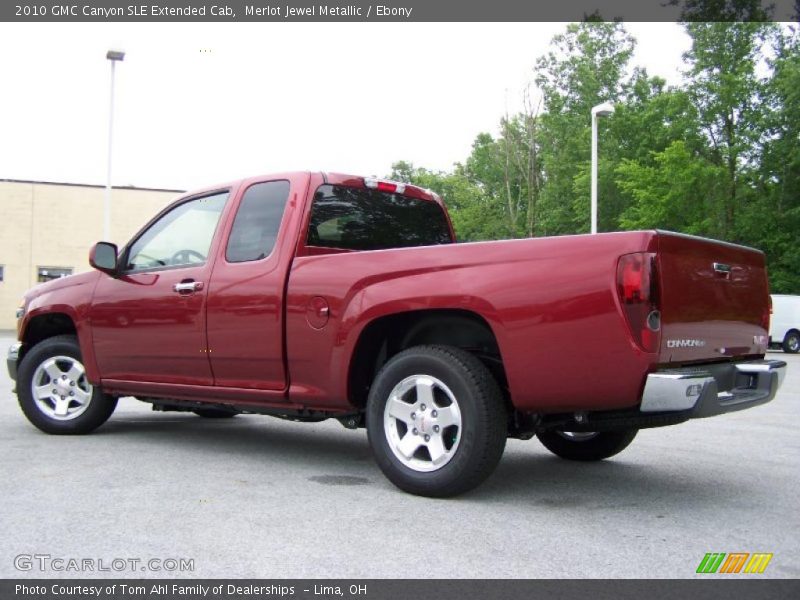 Merlot Jewel Metallic / Ebony 2010 GMC Canyon SLE Extended Cab