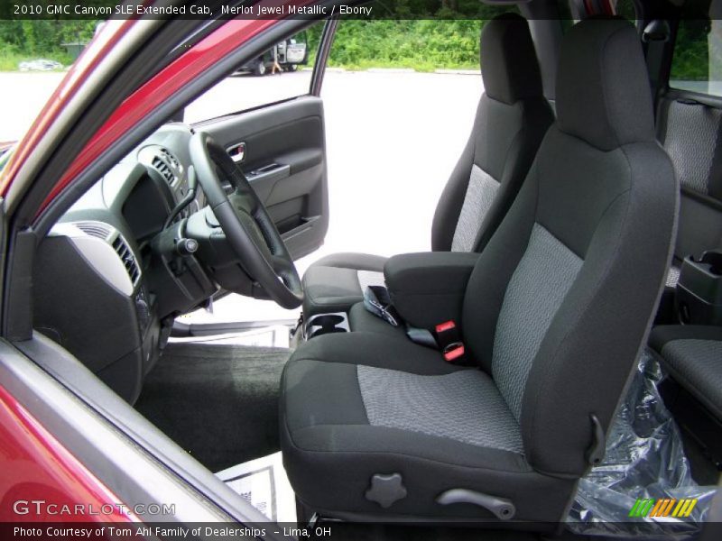 Merlot Jewel Metallic / Ebony 2010 GMC Canyon SLE Extended Cab