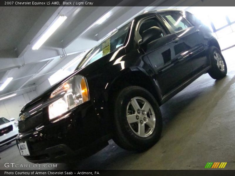 Black / Light Gray 2007 Chevrolet Equinox LS AWD