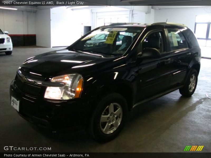 Black / Light Gray 2007 Chevrolet Equinox LS AWD