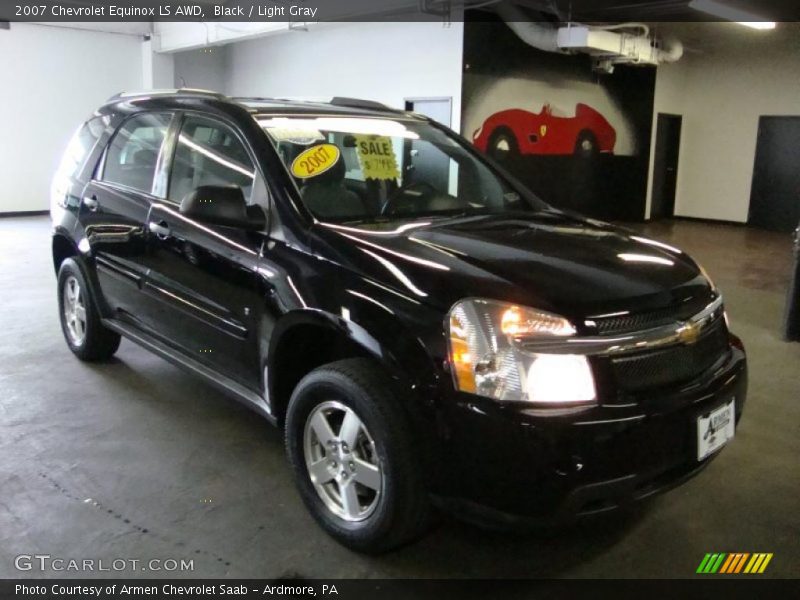 Black / Light Gray 2007 Chevrolet Equinox LS AWD