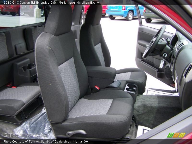 Merlot Jewel Metallic / Ebony 2010 GMC Canyon SLE Extended Cab