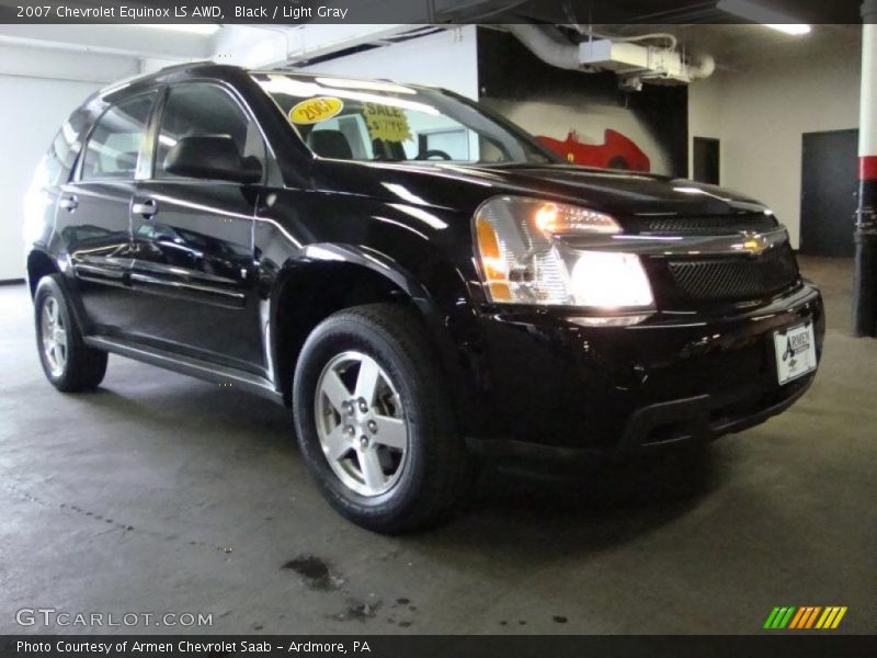 Black / Light Gray 2007 Chevrolet Equinox LS AWD