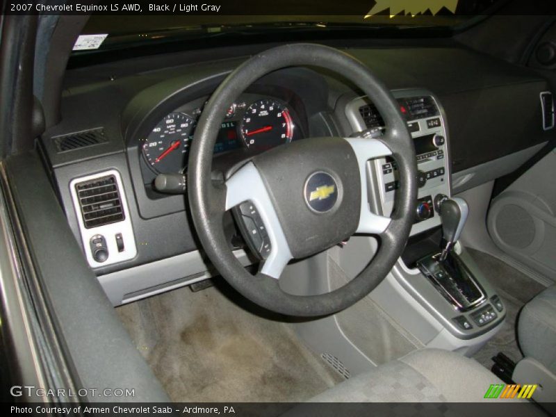 Black / Light Gray 2007 Chevrolet Equinox LS AWD