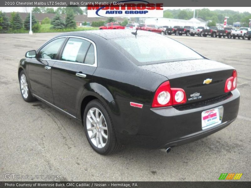 Black Granite Metallic / Ebony 2010 Chevrolet Malibu LTZ Sedan
