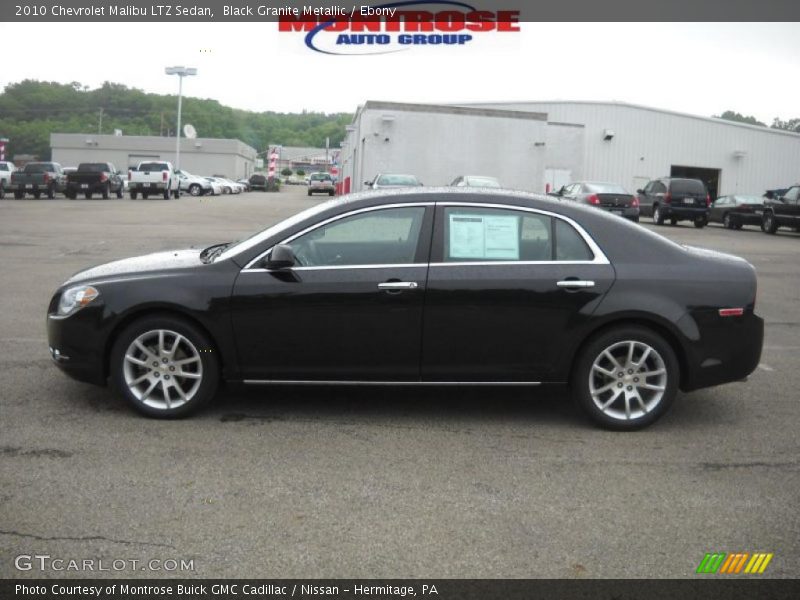 Black Granite Metallic / Ebony 2010 Chevrolet Malibu LTZ Sedan