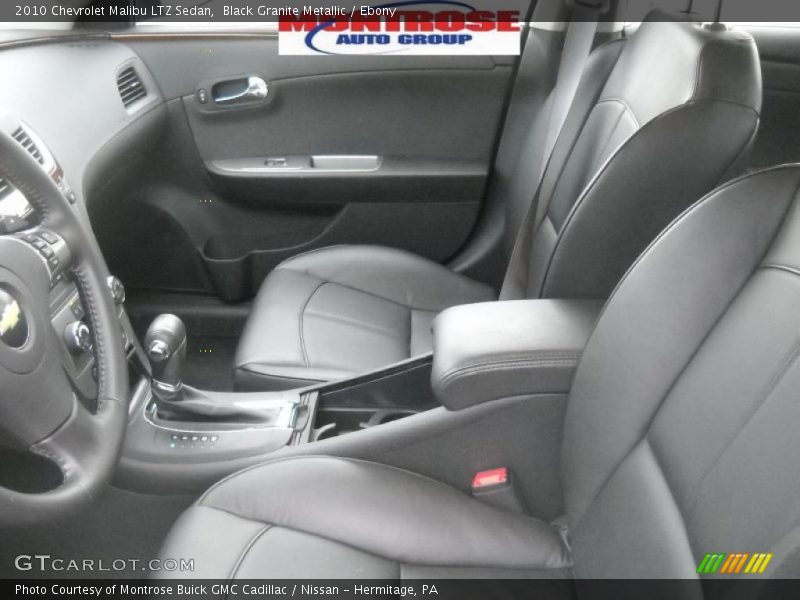Black Granite Metallic / Ebony 2010 Chevrolet Malibu LTZ Sedan