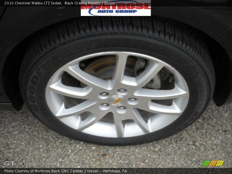 Black Granite Metallic / Ebony 2010 Chevrolet Malibu LTZ Sedan