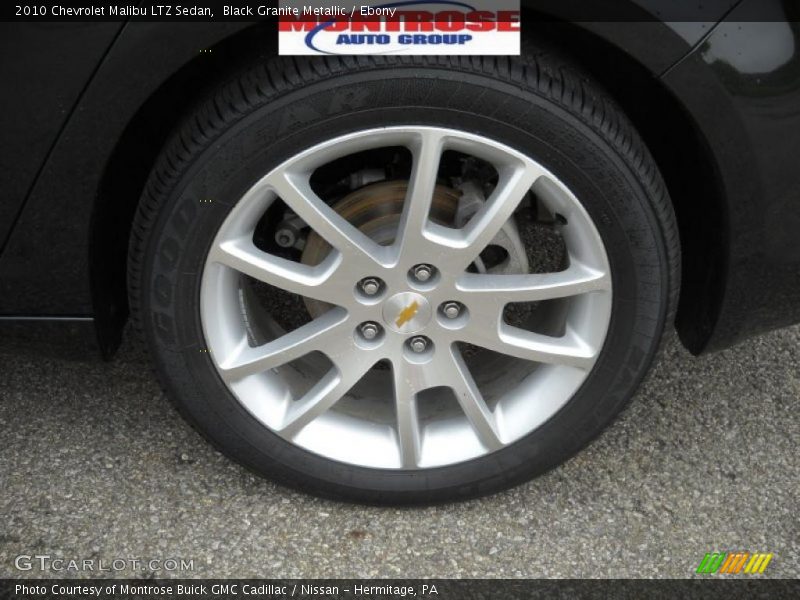 Black Granite Metallic / Ebony 2010 Chevrolet Malibu LTZ Sedan