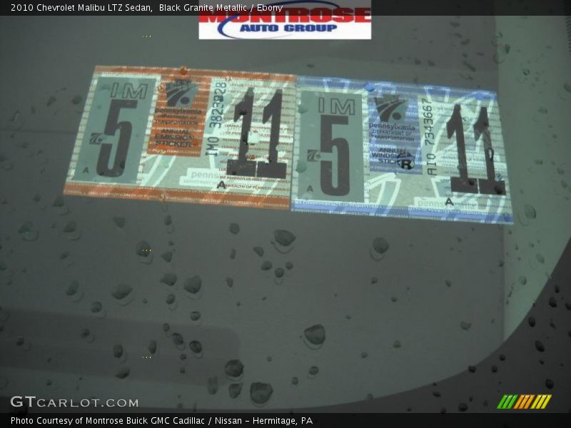 Black Granite Metallic / Ebony 2010 Chevrolet Malibu LTZ Sedan