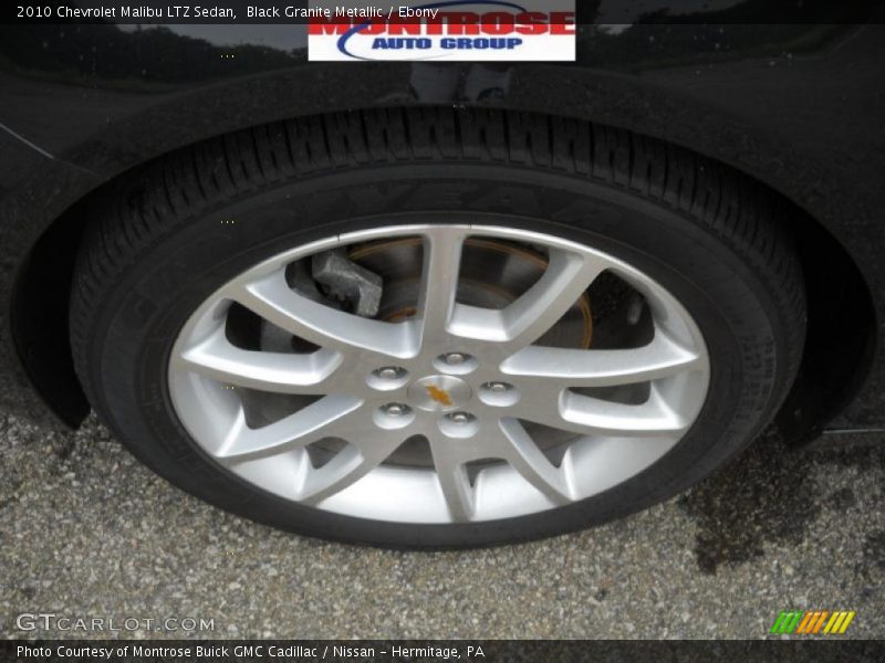 Black Granite Metallic / Ebony 2010 Chevrolet Malibu LTZ Sedan
