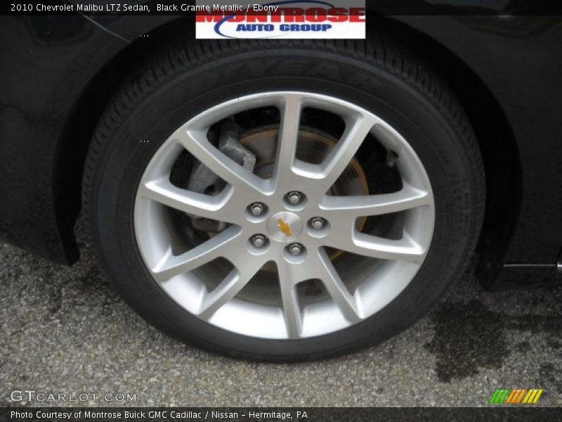 Black Granite Metallic / Ebony 2010 Chevrolet Malibu LTZ Sedan