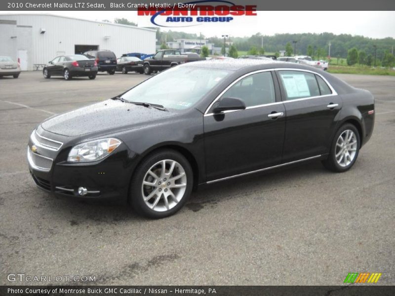 Black Granite Metallic / Ebony 2010 Chevrolet Malibu LTZ Sedan
