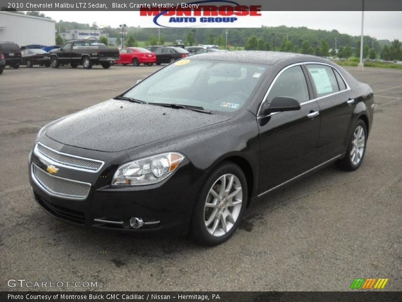 Black Granite Metallic / Ebony 2010 Chevrolet Malibu LTZ Sedan