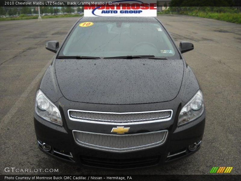 Black Granite Metallic / Ebony 2010 Chevrolet Malibu LTZ Sedan