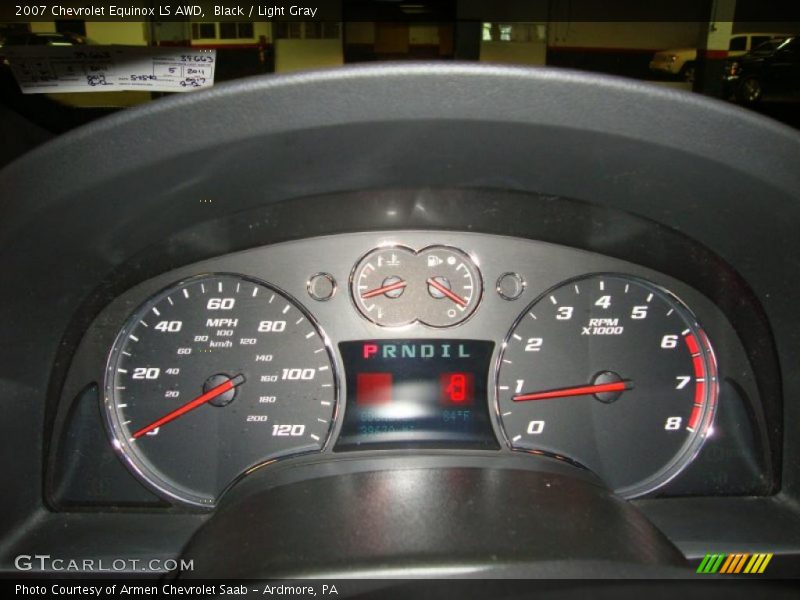 Black / Light Gray 2007 Chevrolet Equinox LS AWD