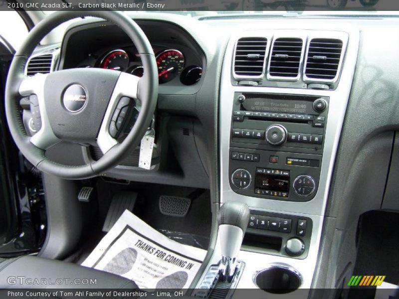 Carbon Black Metallic / Ebony 2010 GMC Acadia SLT