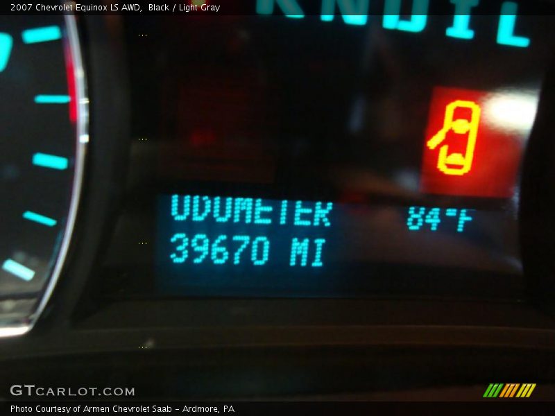 Black / Light Gray 2007 Chevrolet Equinox LS AWD