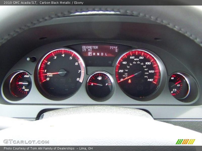 Carbon Black Metallic / Ebony 2010 GMC Acadia SLT