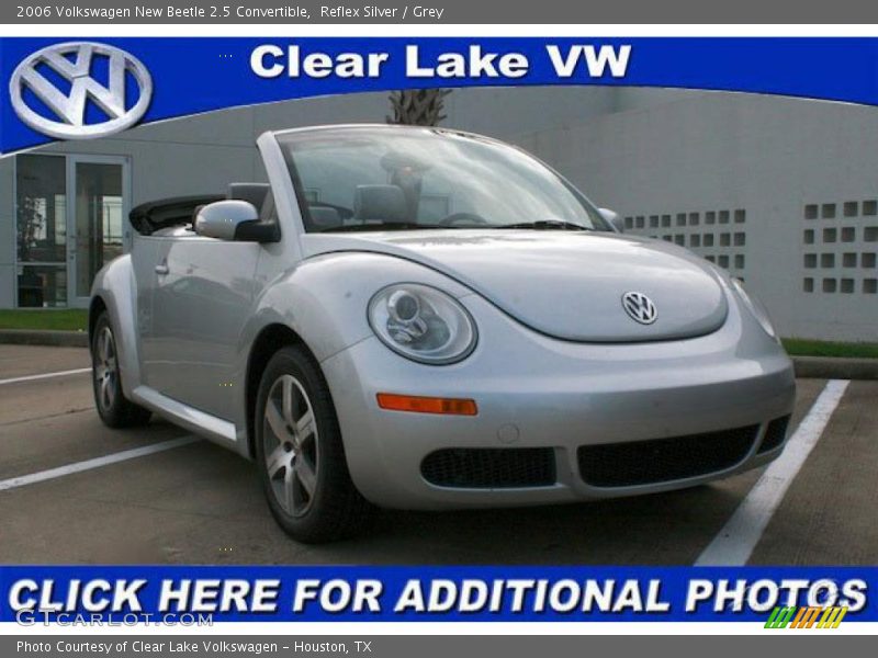 Reflex Silver / Grey 2006 Volkswagen New Beetle 2.5 Convertible