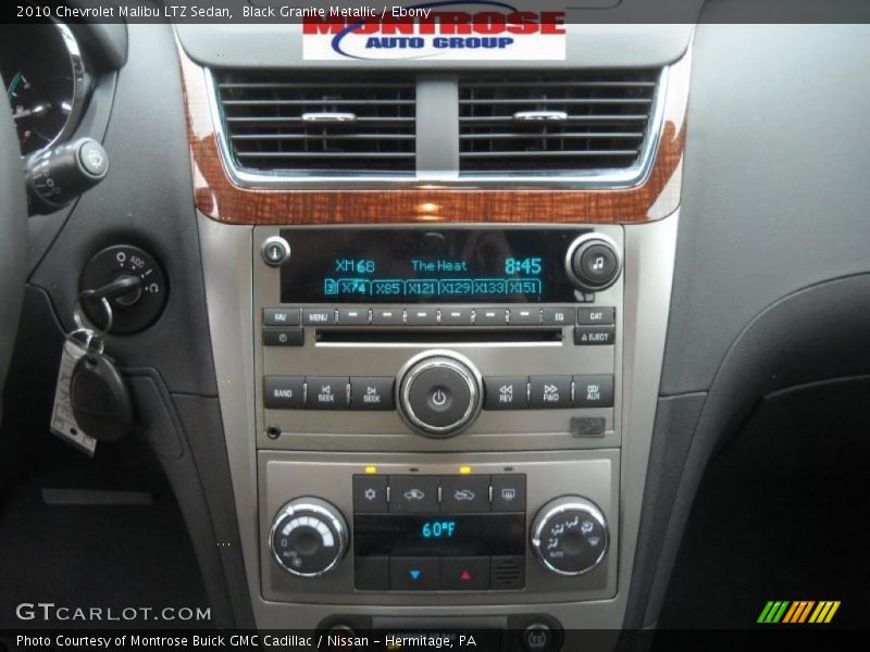 Black Granite Metallic / Ebony 2010 Chevrolet Malibu LTZ Sedan