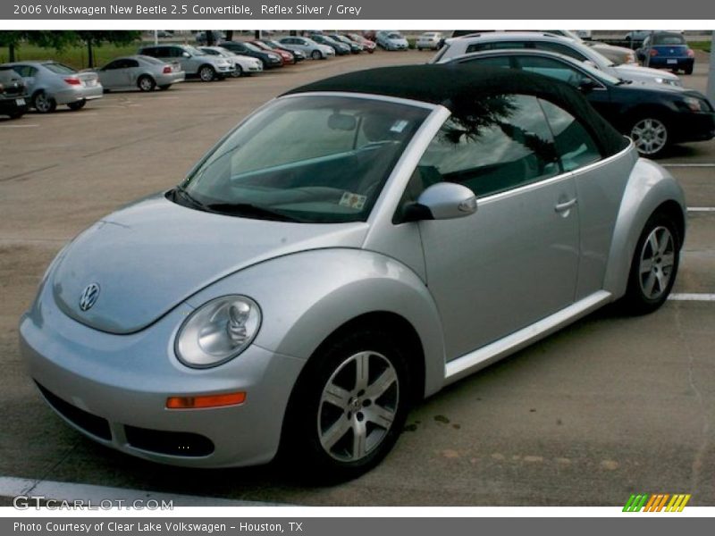 Reflex Silver / Grey 2006 Volkswagen New Beetle 2.5 Convertible
