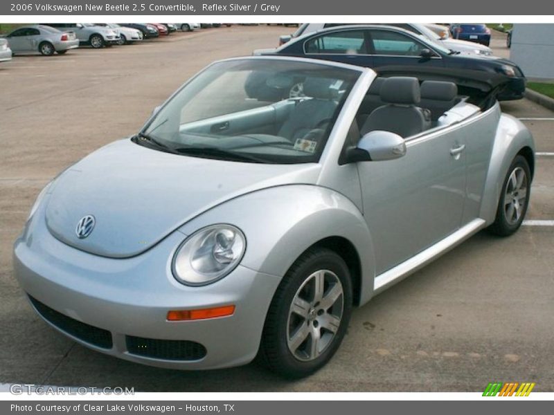 Reflex Silver / Grey 2006 Volkswagen New Beetle 2.5 Convertible