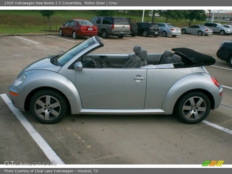 Reflex Silver / Grey 2006 Volkswagen New Beetle 2.5 Convertible