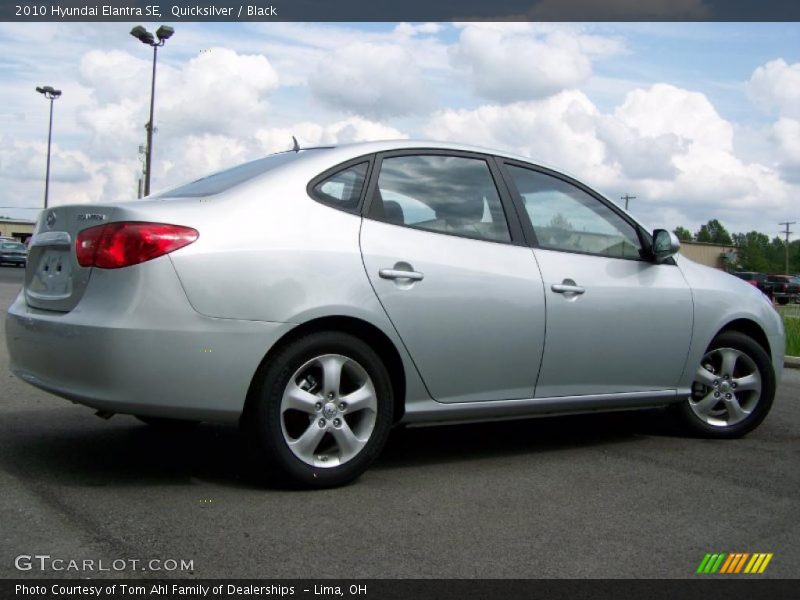 Quicksilver / Black 2010 Hyundai Elantra SE