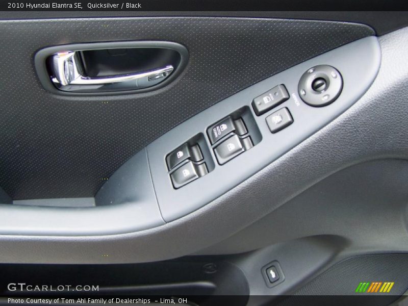 Quicksilver / Black 2010 Hyundai Elantra SE