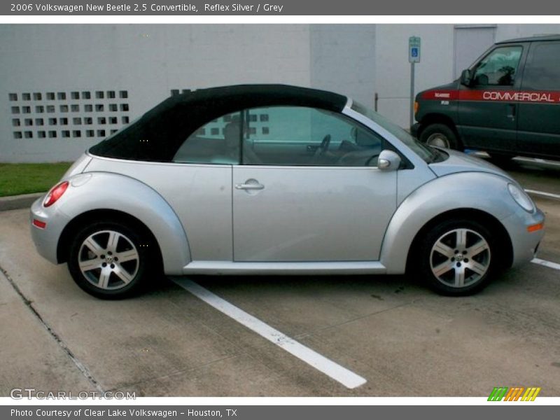 Reflex Silver / Grey 2006 Volkswagen New Beetle 2.5 Convertible