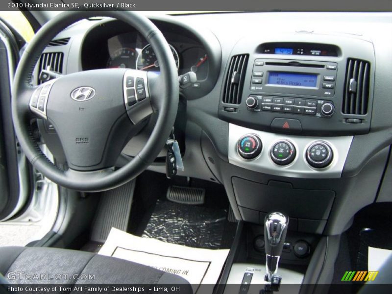 Quicksilver / Black 2010 Hyundai Elantra SE