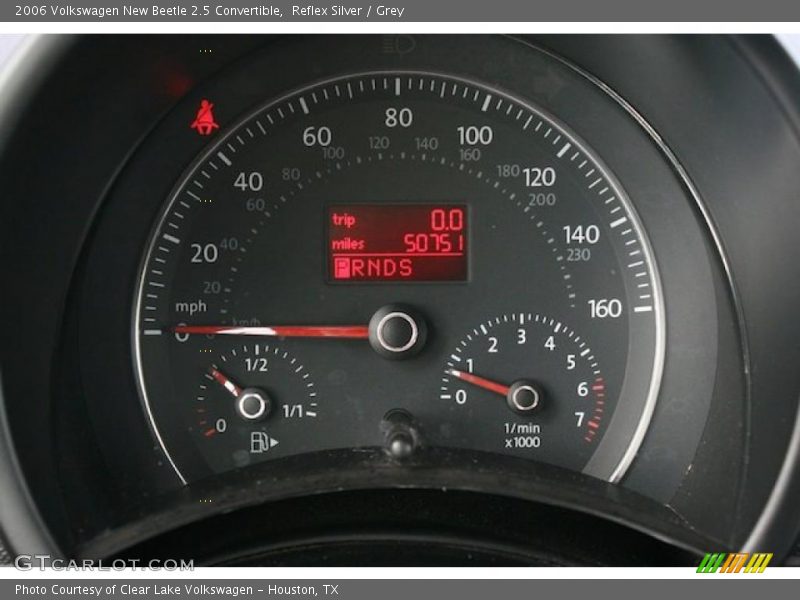 Reflex Silver / Grey 2006 Volkswagen New Beetle 2.5 Convertible