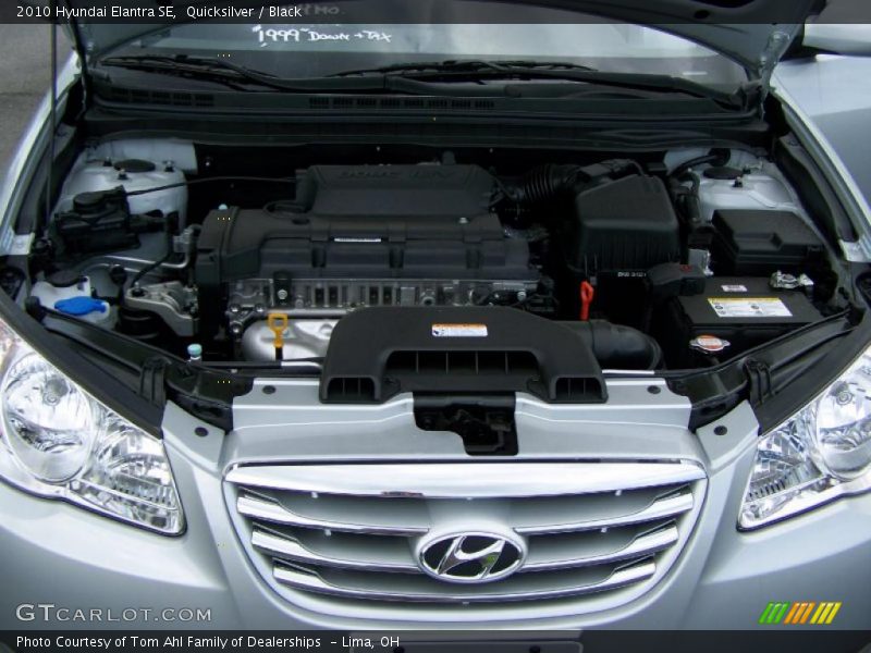 Quicksilver / Black 2010 Hyundai Elantra SE