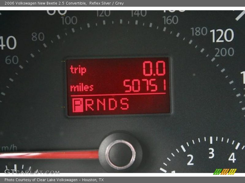 Reflex Silver / Grey 2006 Volkswagen New Beetle 2.5 Convertible