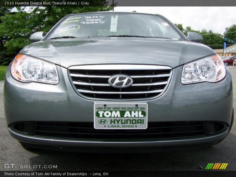 Natural Khaki / Gray 2010 Hyundai Elantra Blue
