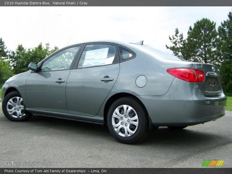Natural Khaki / Gray 2010 Hyundai Elantra Blue