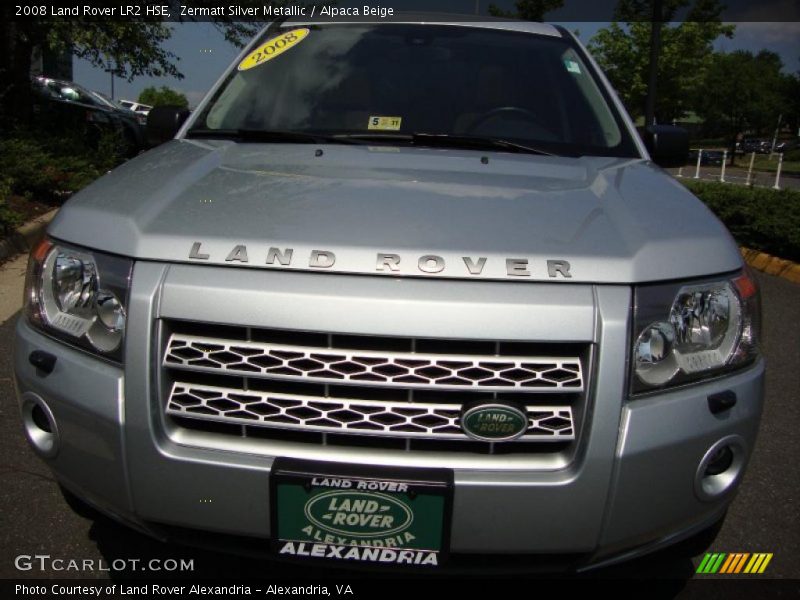 Zermatt Silver Metallic / Alpaca Beige 2008 Land Rover LR2 HSE