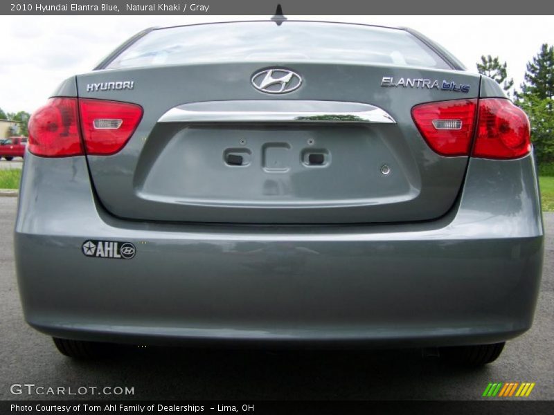 Natural Khaki / Gray 2010 Hyundai Elantra Blue