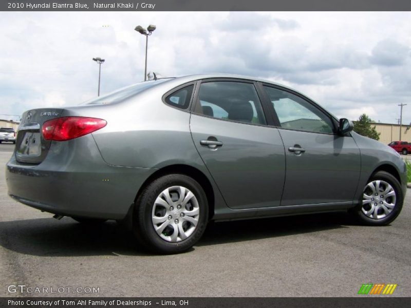 Natural Khaki / Gray 2010 Hyundai Elantra Blue