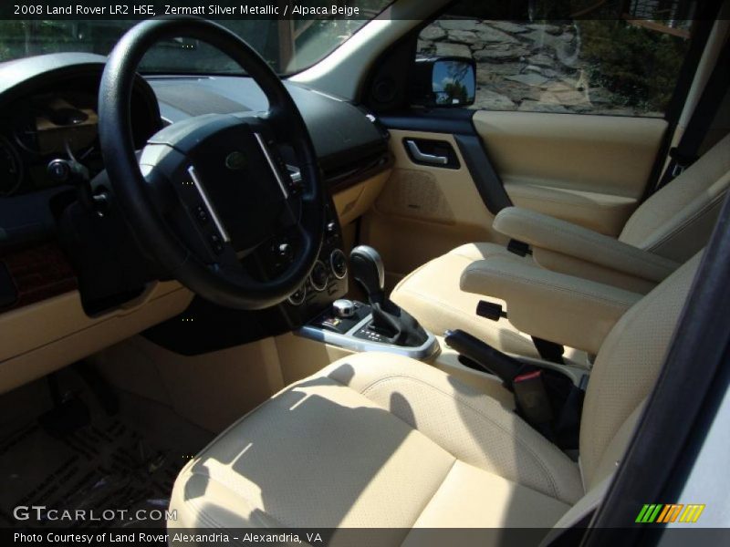 Zermatt Silver Metallic / Alpaca Beige 2008 Land Rover LR2 HSE