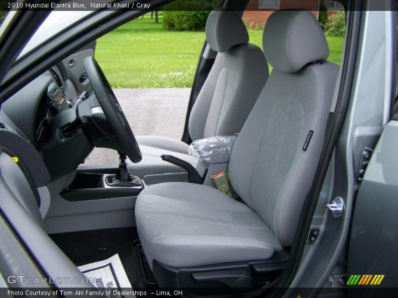 Natural Khaki / Gray 2010 Hyundai Elantra Blue