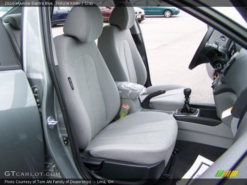 Natural Khaki / Gray 2010 Hyundai Elantra Blue