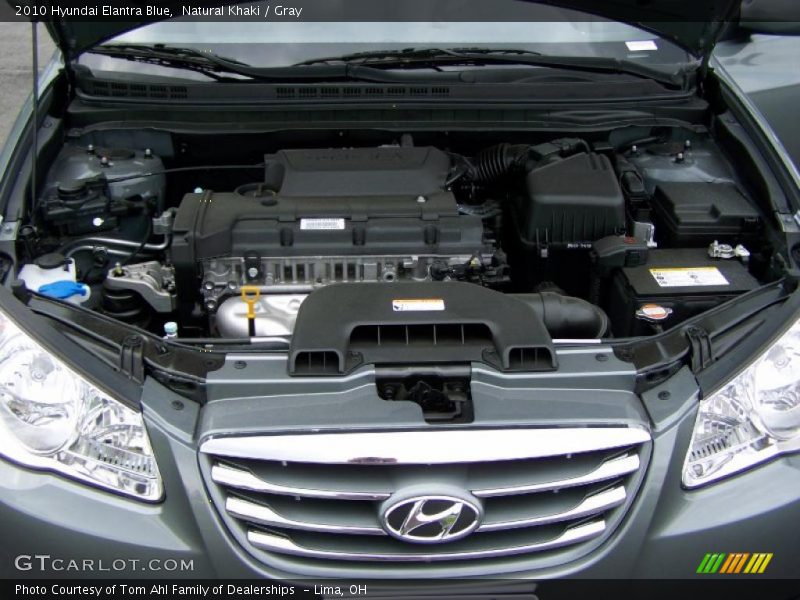 Natural Khaki / Gray 2010 Hyundai Elantra Blue