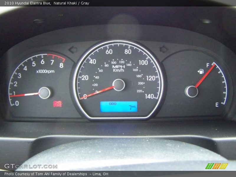 Natural Khaki / Gray 2010 Hyundai Elantra Blue
